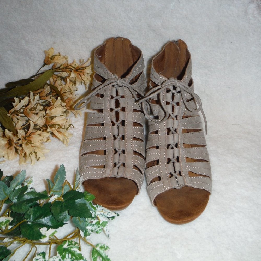 Rockport Cobb Hill Womens TAN Leather Gabby Glad